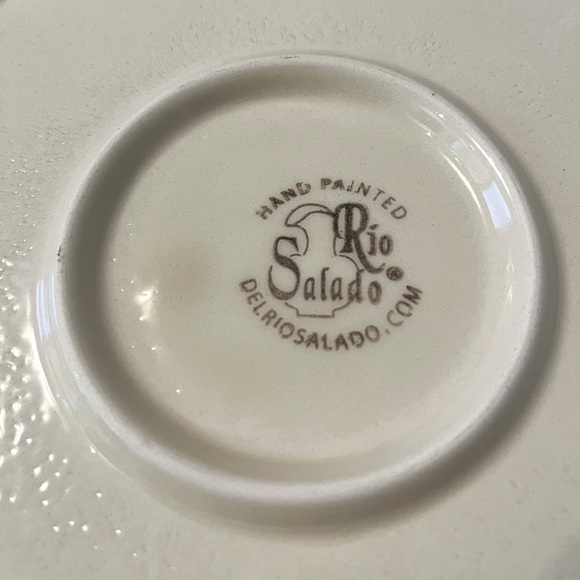 Del Rio Salado Trivet Hot Plate 9” Hand Painted Floral Mandela Pink/Blue… - Picture 10 of 11